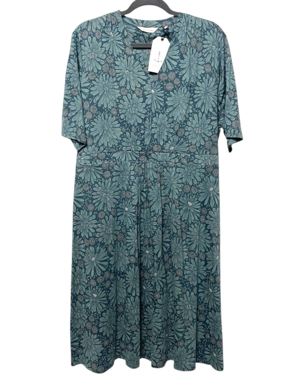 NWT SEASALT CORNWALL Wheal Rose Bamboo Midi Dress 18